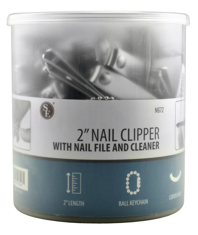 72-piece jar of 2" Clippers with Nail File & Cleaner