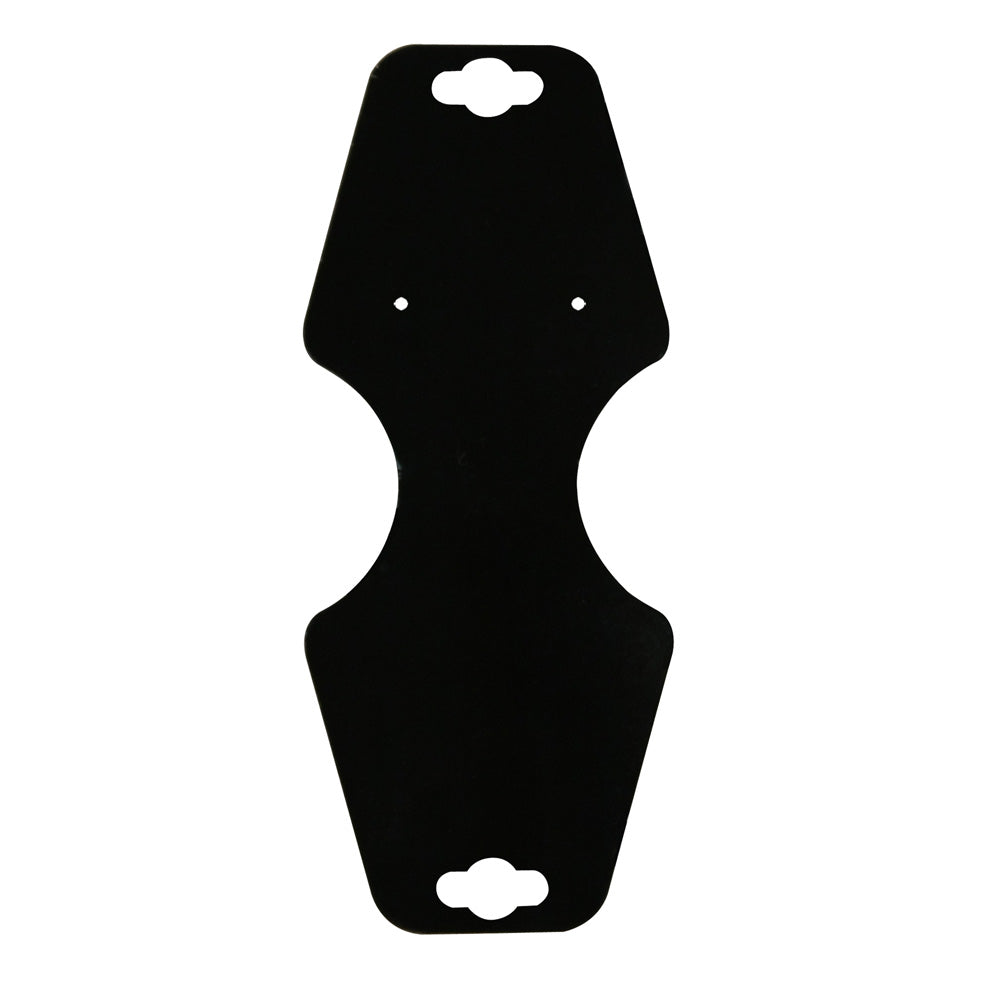 Necklace/Earring Foldover Card — Black
