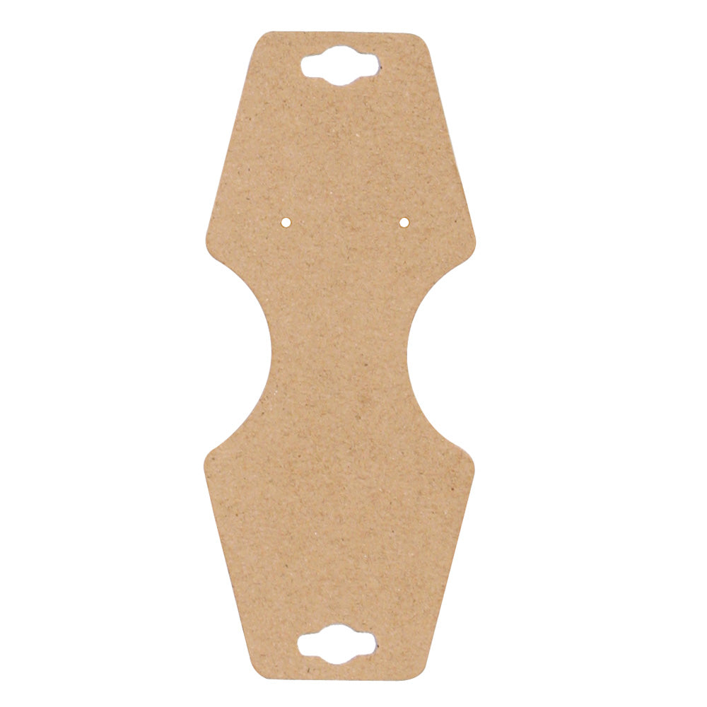 Necklace/Earring Foldover Card — Kraft