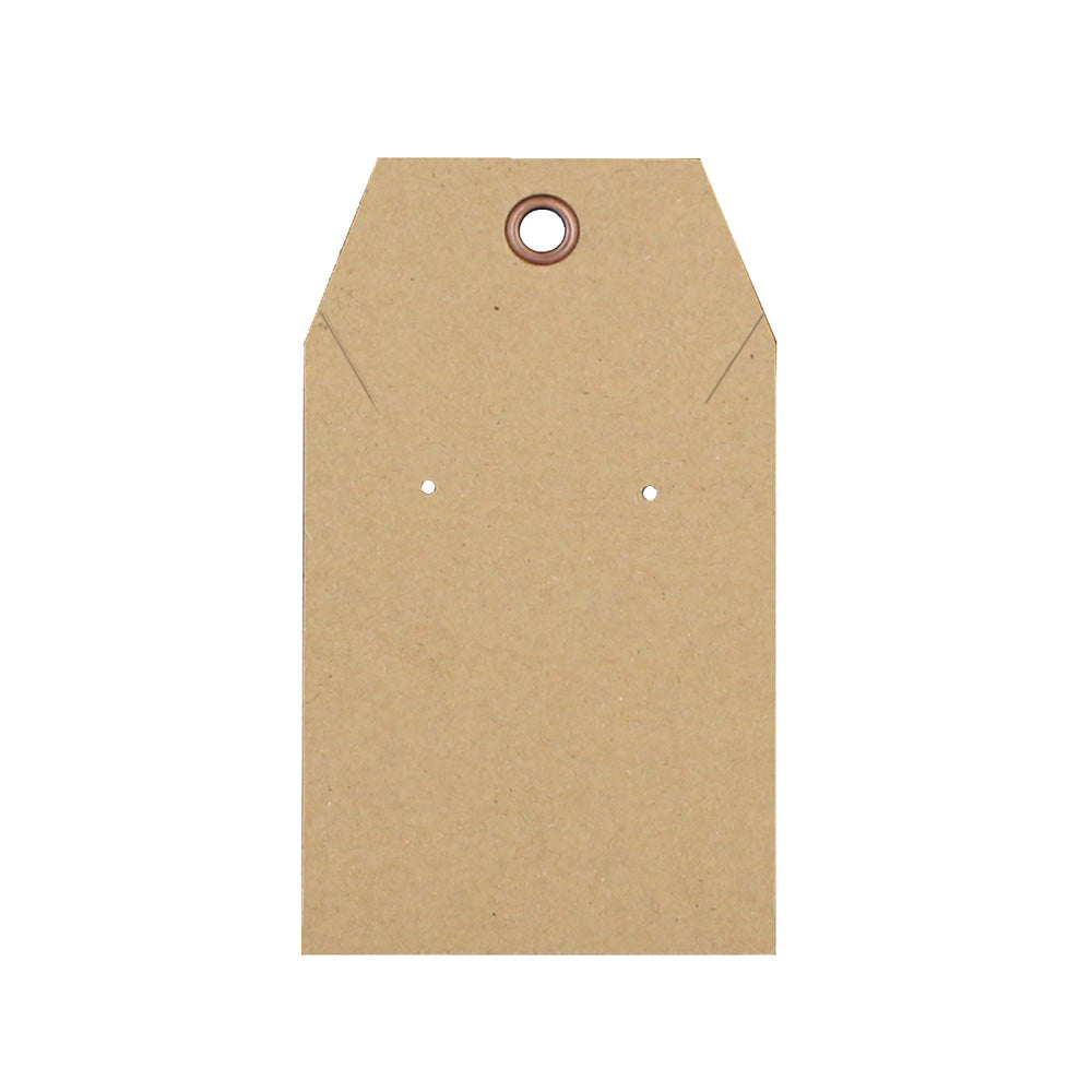 Kraft Necklace/Earring Card — Kraft