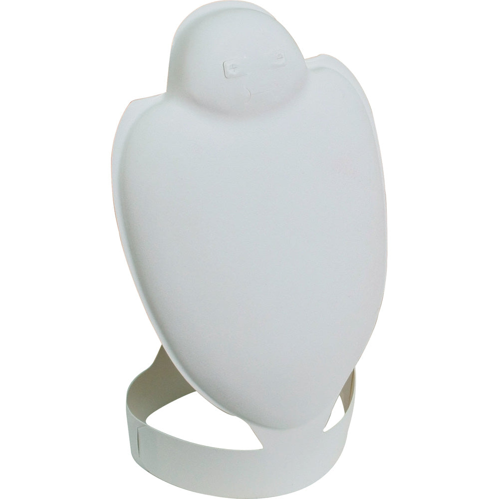 Foldable Neckform — 7 x 5 1/2 x 12" H — White