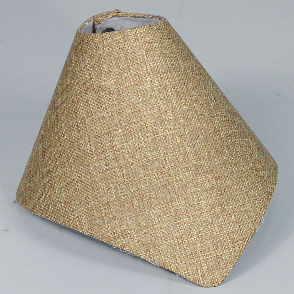 Foldable Cone Necklace Display — Burlap