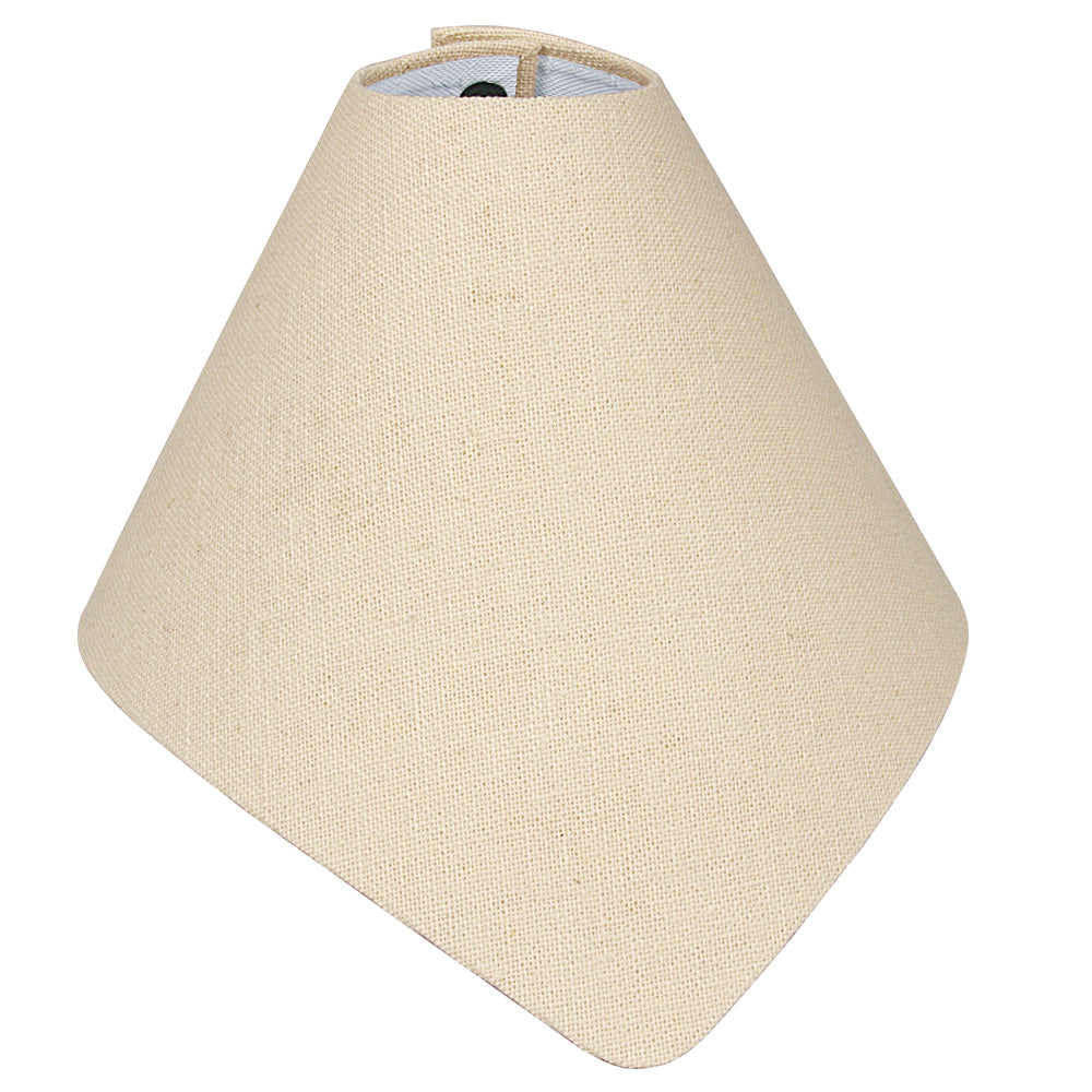 Foldable Cone Necklace Display — Beige Linen