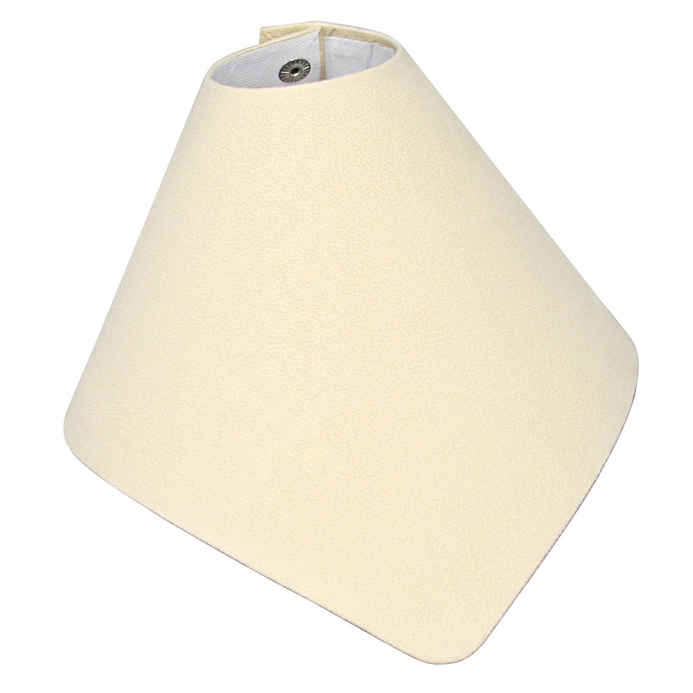 Foldable Cone Necklace Display — Beige Faux Suede