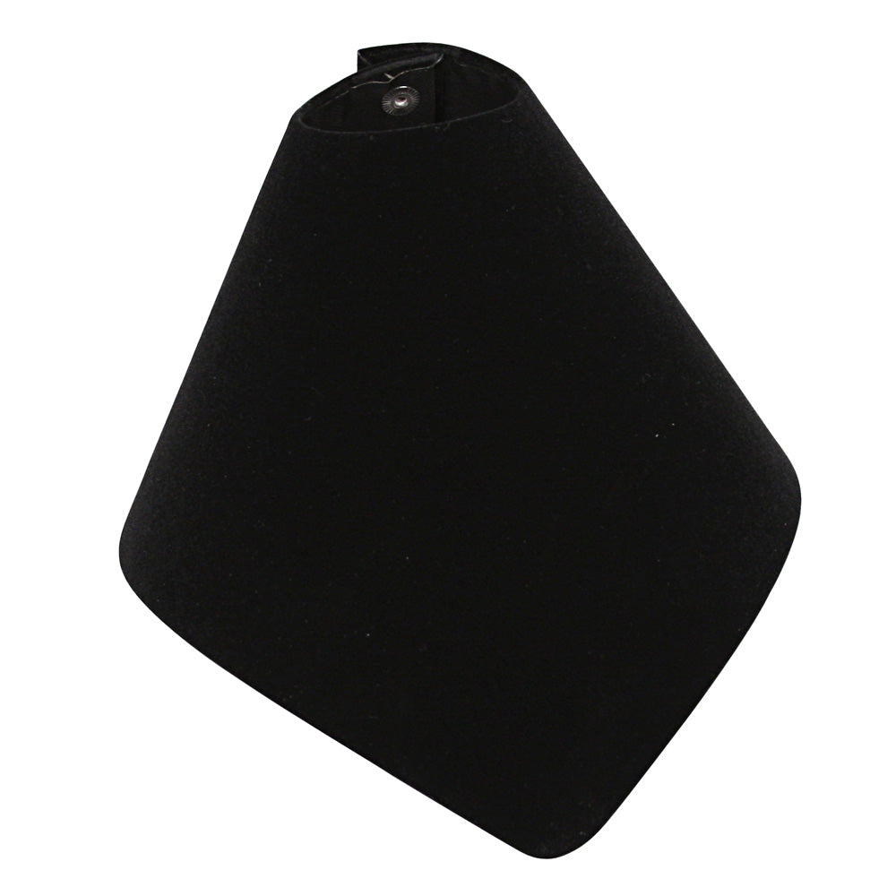 Foldable Cone Necklace Display — Black Velvet