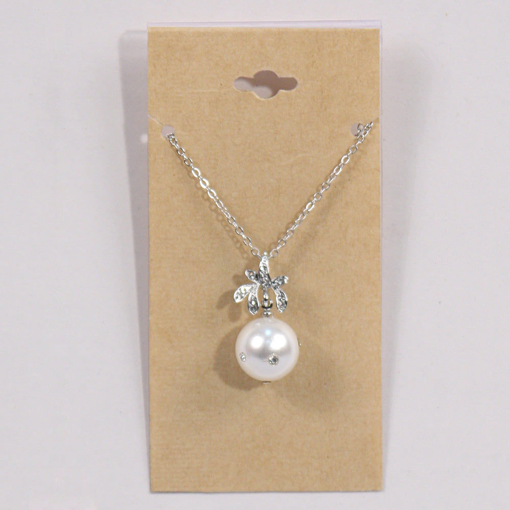 Plastic Jewelry Hanging Card — Earring/Necklace Card — 2 x 4" (51 x 102 mm) — Kraft