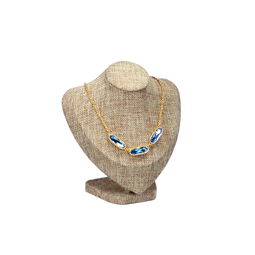 Modern Neckform — 10 1/2" H — Burlap