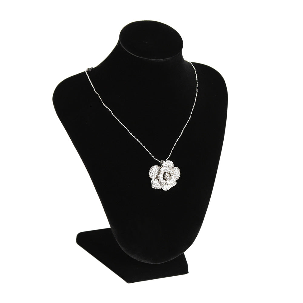 Padded Neck Stand — 12 1/2" H — Black Velvet