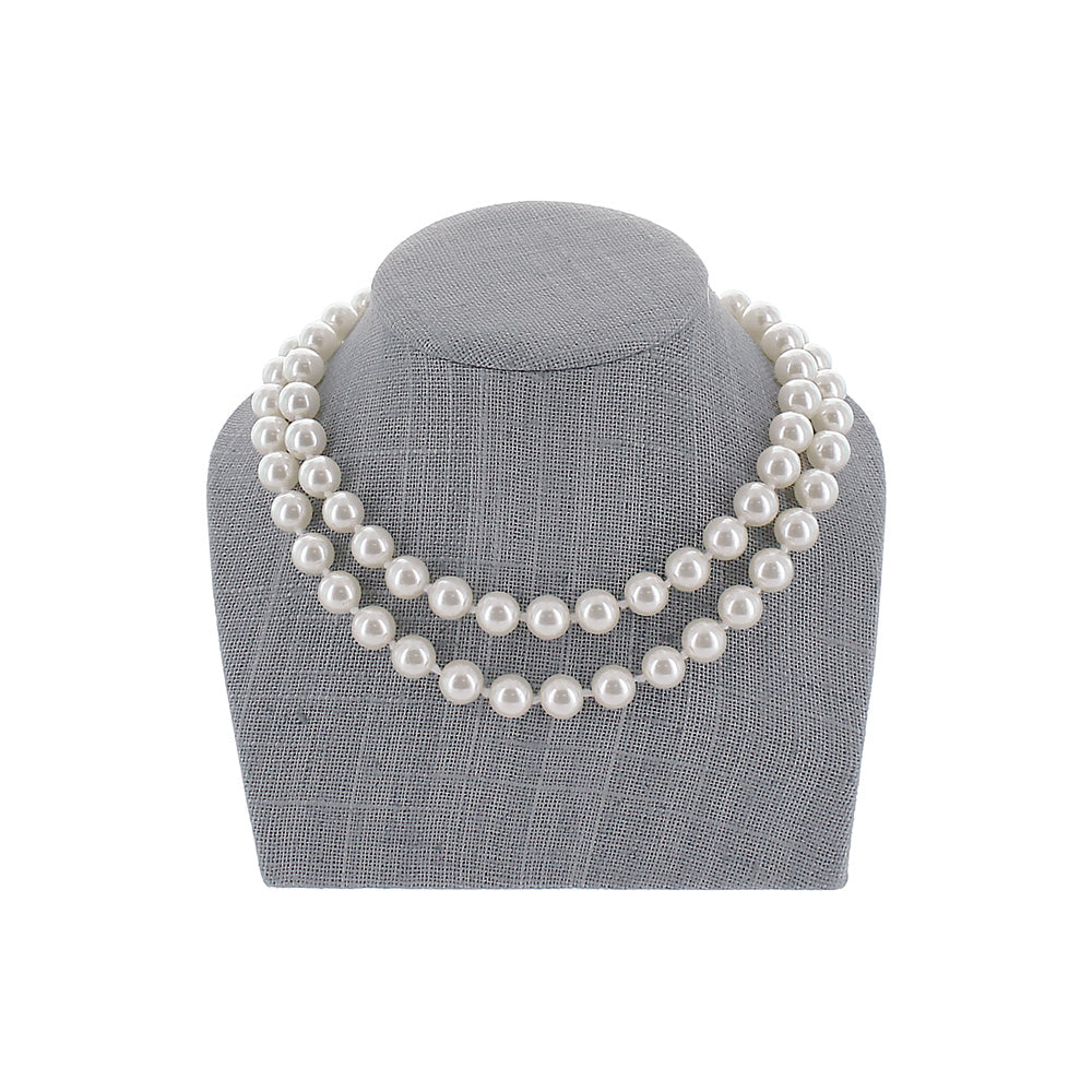Low Profile Basic Neckform — Grey Linen
