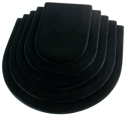 5-Tier Necklace Platform — Black Velvet