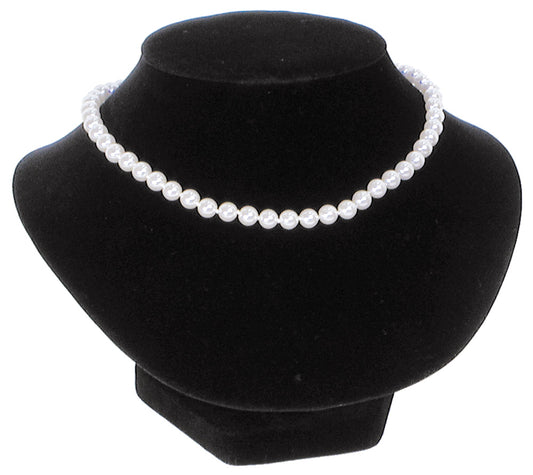 Low Profile Neckform — 6 1/2" H — Black Velvet