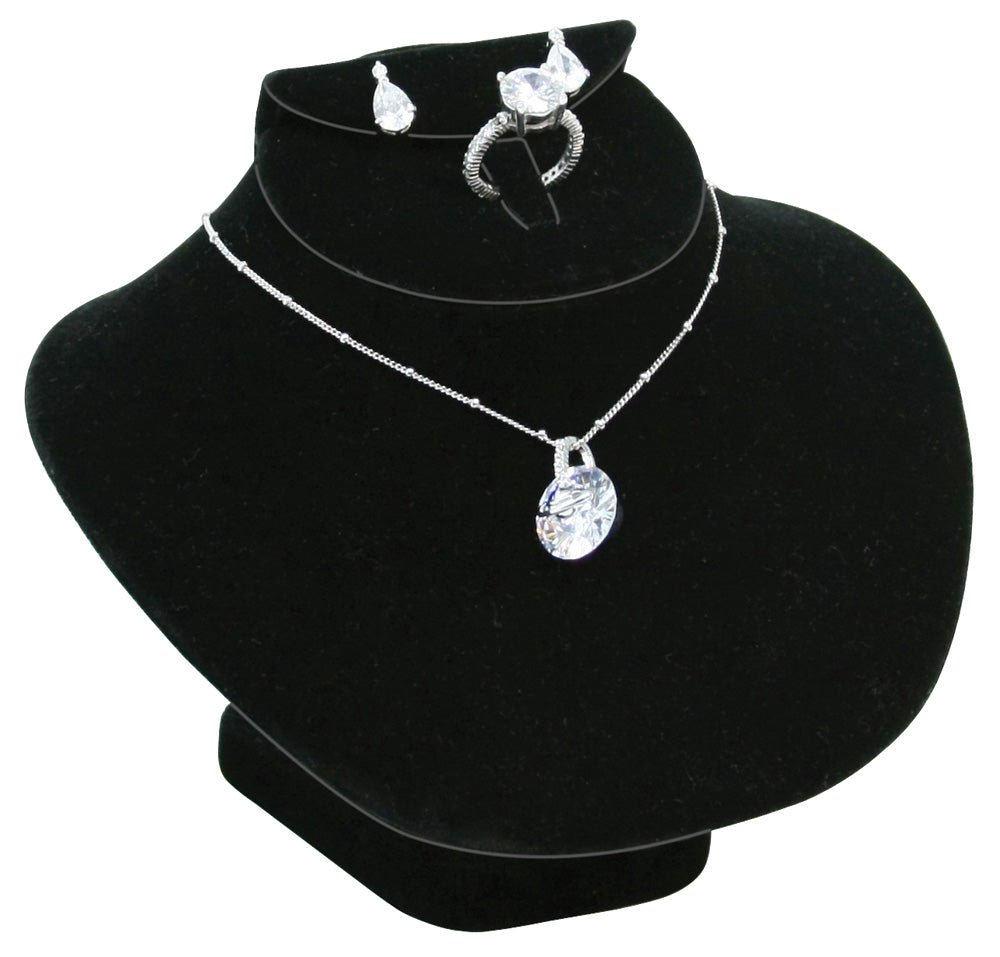 Combination Neckforms — 5 1/8" H — Black Velvet