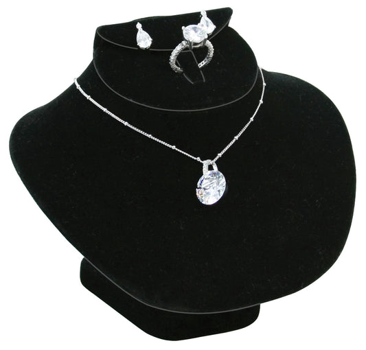 Combination Neckforms — 5 1/8" H — Black Velvet