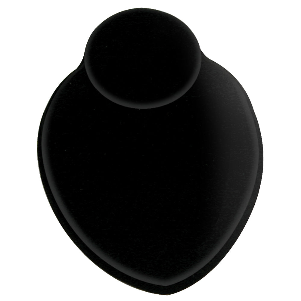 Mini Neckform Stand — 3 x 3 3/4 x 2 1/8" H — Black Velvet