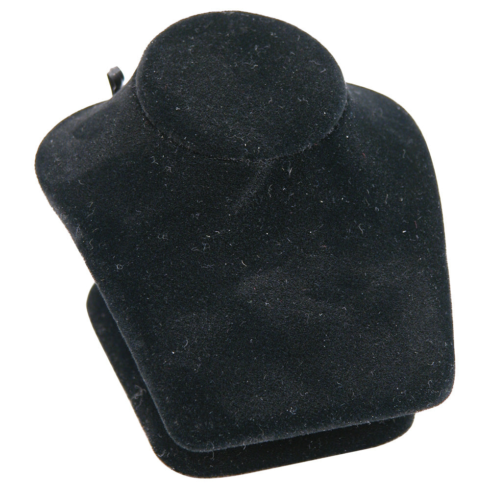 Mini Neckform Stand — 2 7/8 x 3 1/8 x 2 1/2" H — Black Velvet