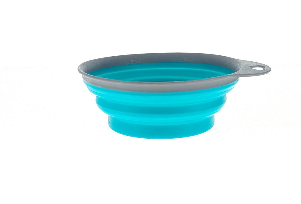 18-piece display of Collapsible Bowl with Carabiner, Assorted Colors