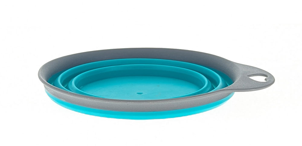 18-piece display of Collapsible Bowl with Carabiner, Assorted Colors