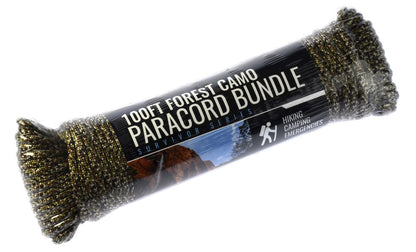 100' x 5/32" Black 7 Strand Paracord, Pull Strength 550 LBS