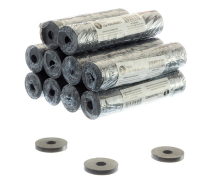 290-piece display of 1.1/4"/2.2LBS Ferrite Ring Magnets, Hole Size 3/8", Thickness 3/16"