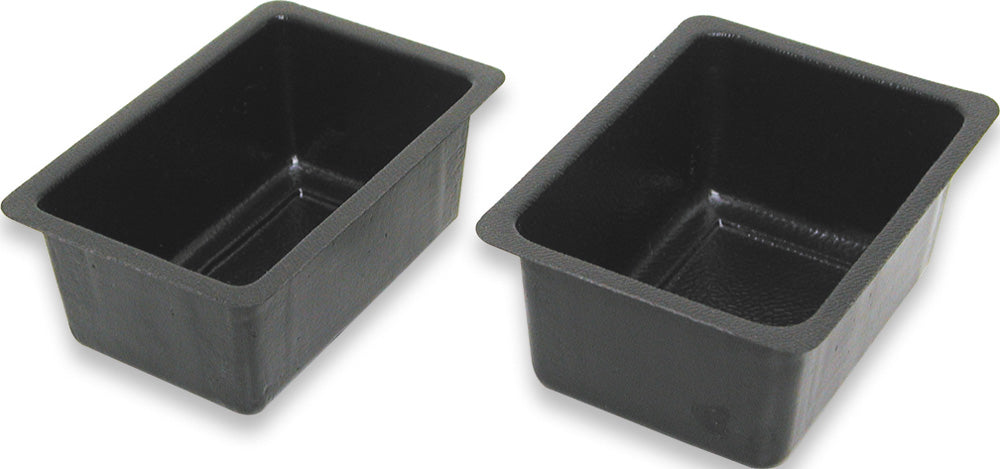 Utility Plastic Bins — Black