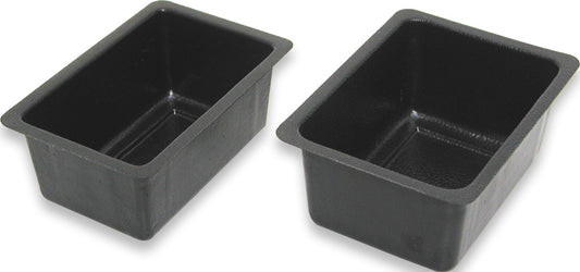 Utility Plastic Bins — Black