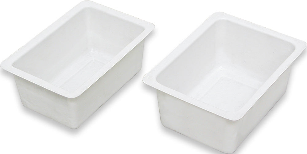 Utility Plastic Bins — White