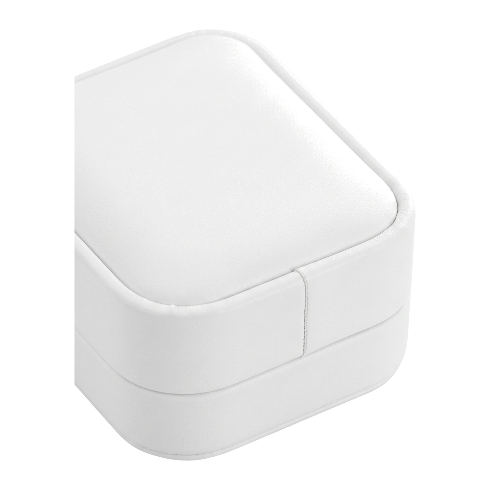 Ring Box - Round Corner - White