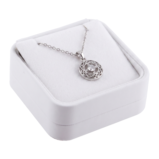 Double Ring Box - Round Corner - White