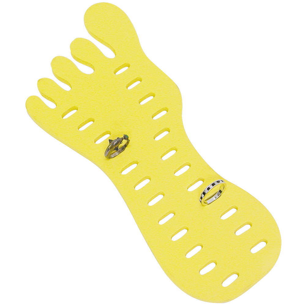 High Density Toe-Ring Foams — 24 Rings — 9 x 3 7/8" (230 x 100mm) — Yellow