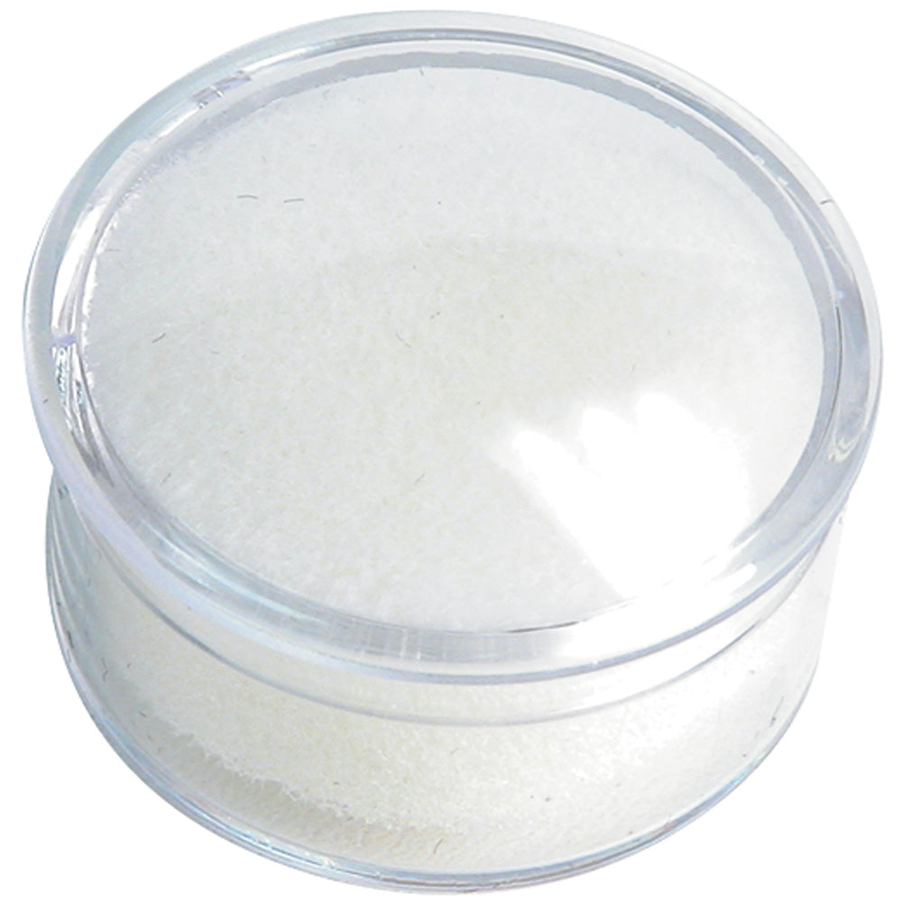 Round Gem Jars — Large — 1 3/4" Dia. (45mm) — White Foam