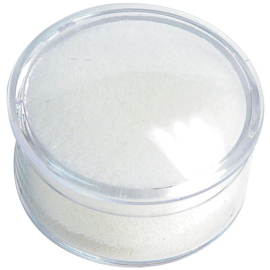 Round Gem Jars — Large — 1 3/4" Dia. — White Foam