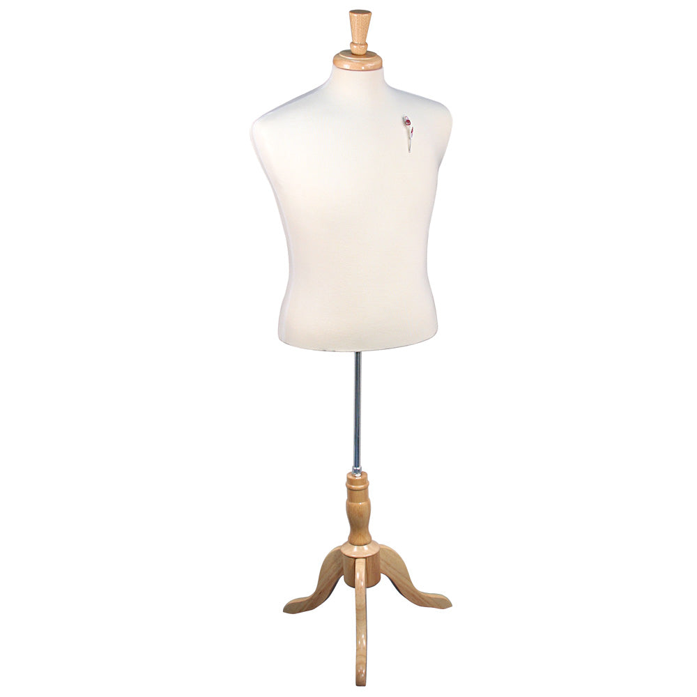 Display Jersey Forms — Male Shirt Form — Size 38 — White