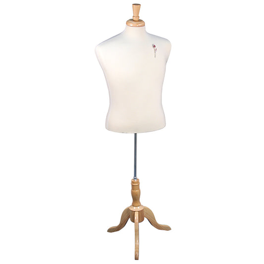 Display Jersey Forms — Male Shirt Form — Size 38 — White