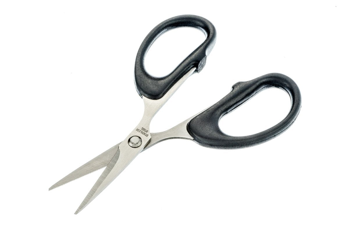 Fishing Line Scissors Stainless Steel Blades With Black Handle