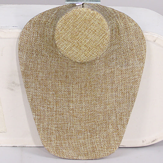 Burlap, Black & White Slatwall Display — 7 x 8 7/8" H — Burlap