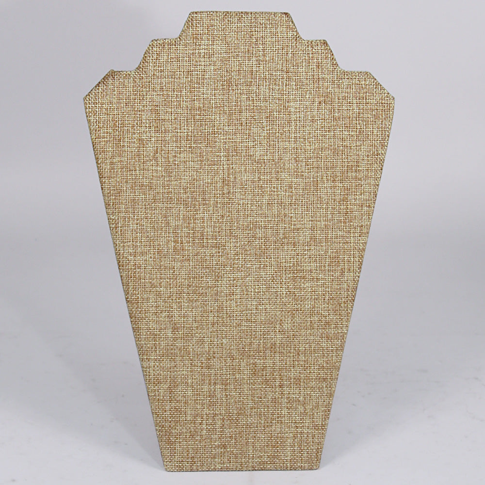 Burlap, Black & White Slatwall Display — 8 1/4 x 12 1/2" H (210 x 317mm) — Burlap