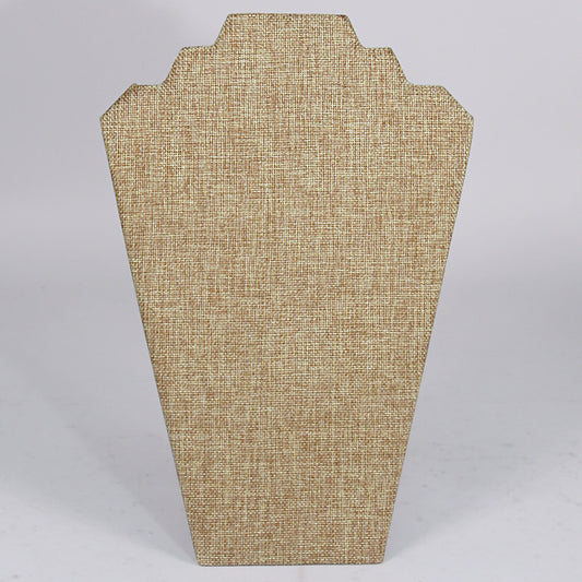 Burlap, Black & White Slatwall Display — 8 1/4 x 12 1/2" H — Burlap