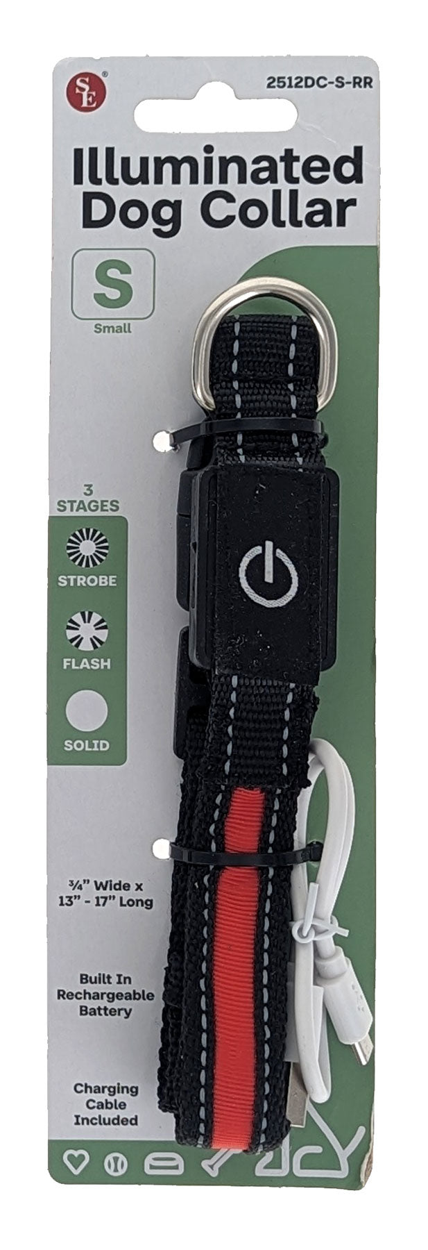 Illuminated Heavy-Duty Rechargeable Collar