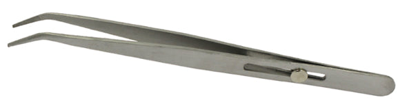 6" Curved Slide Lock Tweezer,Made in India