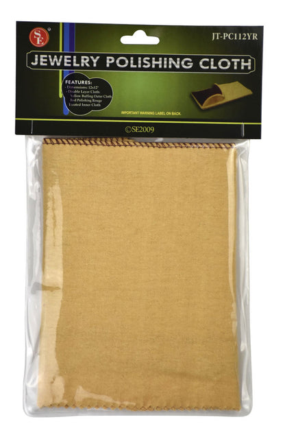 12" x 12" Double Layered Jewelry Polishing Cloth