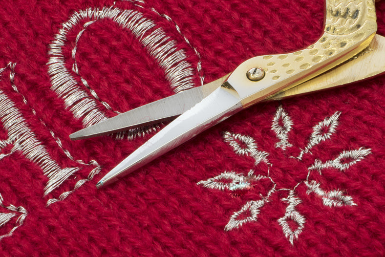 Gold & Silver Stork Scissor - Stainless Steel