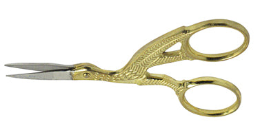 Gold & Silver Stork Scissor - Stainless Steel