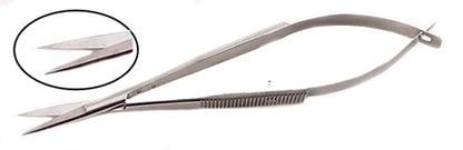 Iris Scissors With Spring 4 1/2" - Stainless Steel