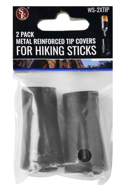 2-piece of Metal Reinforced Rubber Tips Set for Walking Sticks