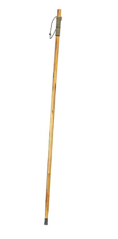 Wooden Walking/Hiking Stick, Metal Tip for Better Traction