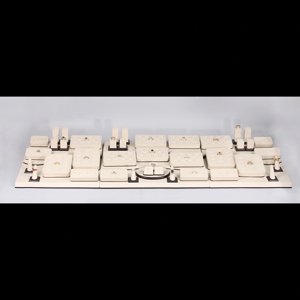 Showcase Set 68 — Beige Leather