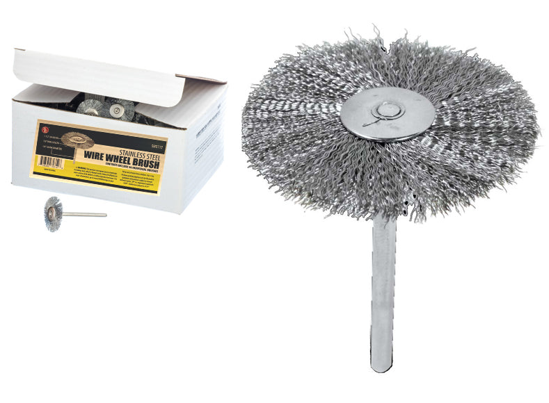 36 Pc Box- Wire Wheel and Brush