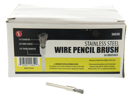 36 Pc Box- Wire Wheel and Brush