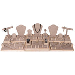 Showcase Set 55 — Natural Wood / Burlap