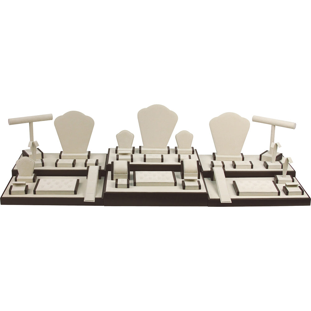 Showcase Set 55 — Dark Brown / Beige